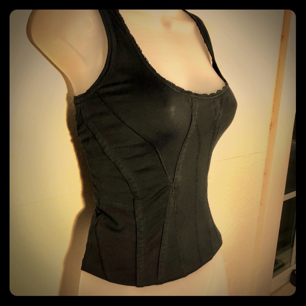Ralph Lauren Lace up Corset Tank